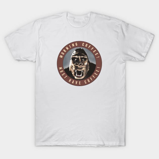 Coffee Kong v1 T-Shirt by ranxerox79